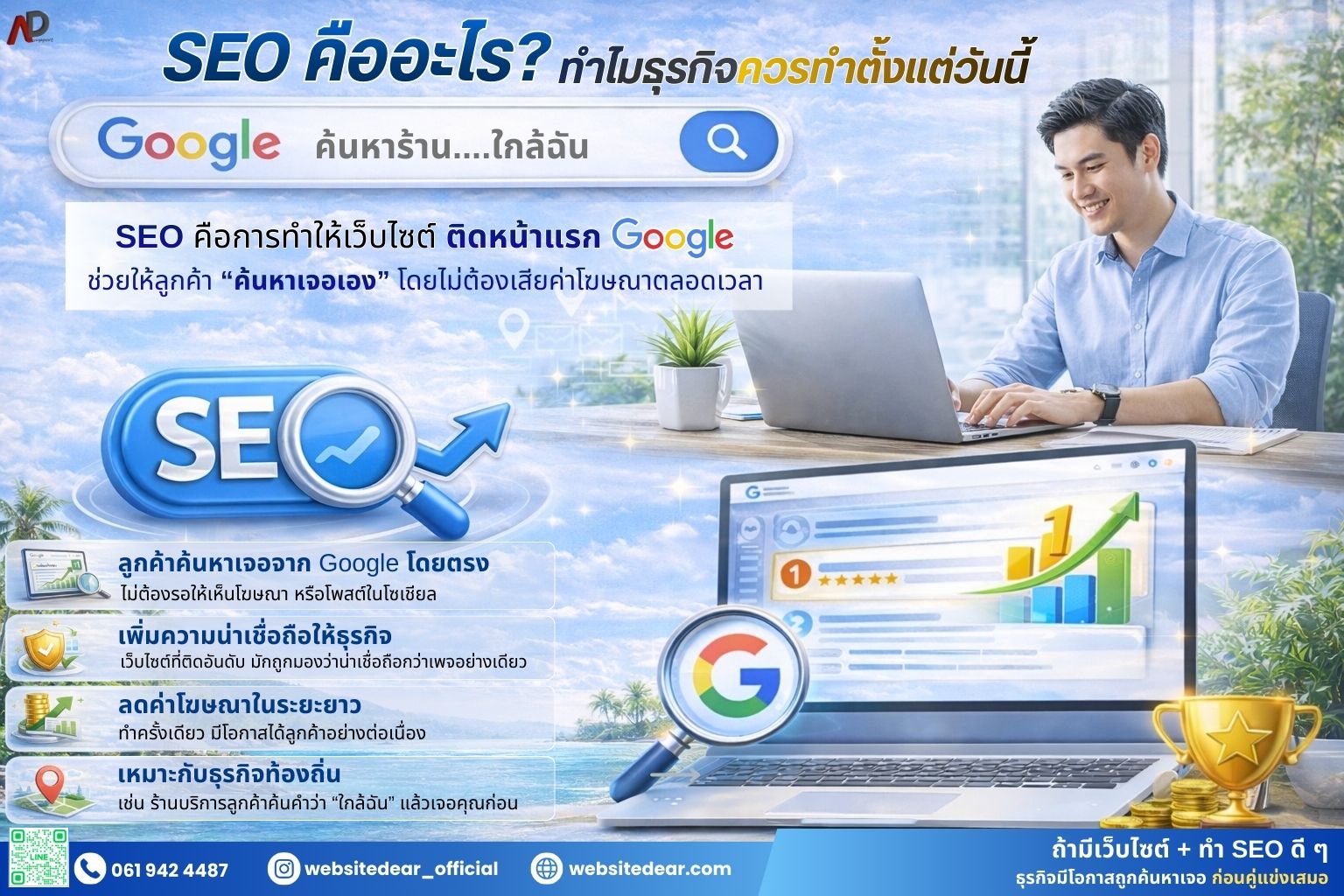 รับทำเว็บไซต์ และรับทำ seo